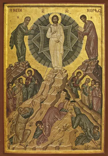 Icon of the Transfiguration of the Lord (Athos) - F48