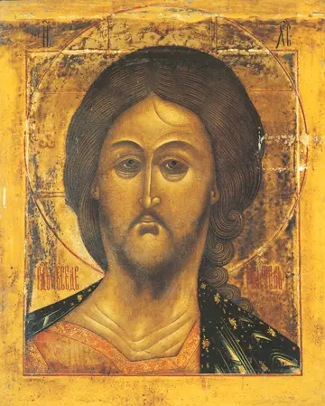 Icon of Christ "of the Burning Eye" (Moscow, 17th c.) - J42
