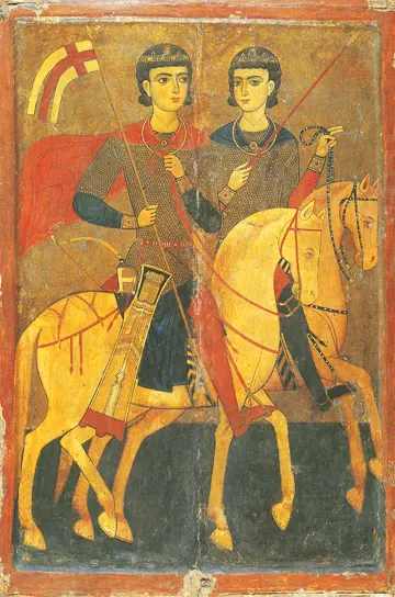 Icon of SS Sergios and Bacchos (Sinai) - S195