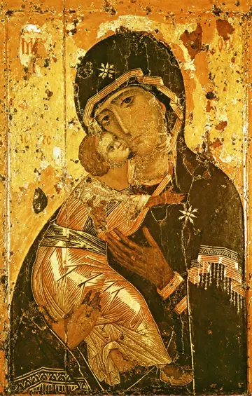 Icon of the Theotokos of Vladimir - T22